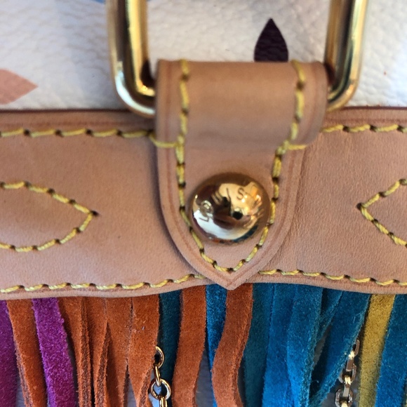 Louis Vuitton Limited Ed. Fringe Speedy 25 Satchel - Picture 16 of 16